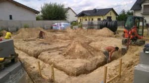 Prízemný dom z dachem dwuspadowym 90 m2 Poznań 2