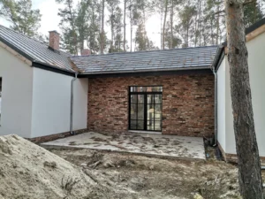 Domy energooszczędne Poznań - Prízemný dom z dachem dwuspadowym