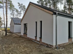 Prízemný dom z dachem dwuspadowym 190 m2 Poznań 15