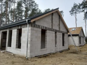 Prízemný dom z dachem dwuspadowym 190 m2 Poznań 9