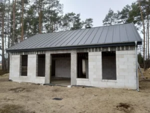 Prízemný dom z dachem dwuspadowym 190 m2 Poznań 8