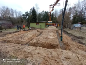 dom z użytkowym poddaszem i dachem dwuspadowym 130 m2 Łódź 3