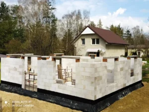 dom z użytkowym poddaszem i dachem dwuspadowym 130 m2 Łódź 9