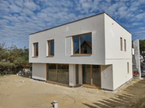 Domy energooszczędne Trójmiasto - dom piętrowy z dachem płaskim