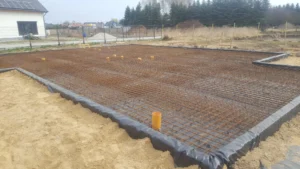 dom szkieletowy Prízemný z dachem dwuspadowym i garażem 170 m2 Poznań 9