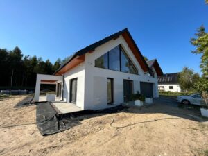 dom z użytkowym poddaszem, dachem dwuspadowym i garażem 200 m2 Trójmiasto 28