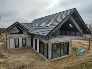 dom z użytkowym poddaszem, dachem dwuspadowym i garażem 200 m2 Trójmiasto 14