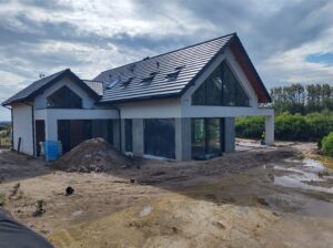 dom z użytkowym poddaszem, dachem dwuspadowym i garażem 200 m2 Trójmiasto 24
