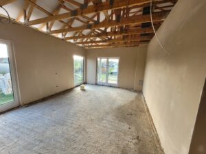 Prízemný dom z dachem dwuspadowym i garażem 140 m2 Poznań 14