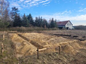 Prízemný dom z dachem dwuspadowym 110 m2 Poznań 2