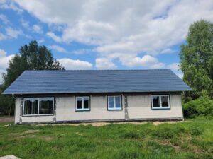 Prízemný dom z dachem dwuspadowym 110 m2 Poznań 17