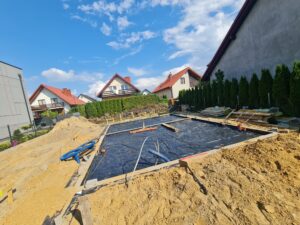 dom z użytkowym poddaszem i dachem dwuspadowym 120 m2 Warszawa 2