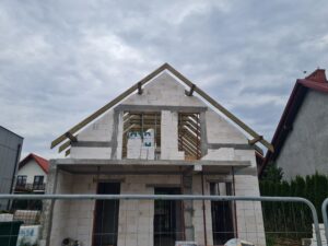 dom z użytkowym poddaszem i dachem dwuspadowym 120 m2 Warszawa 5