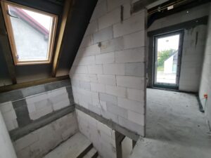 dom z użytkowym poddaszem i dachem dwuspadowym 120 m2 Warszawa 13